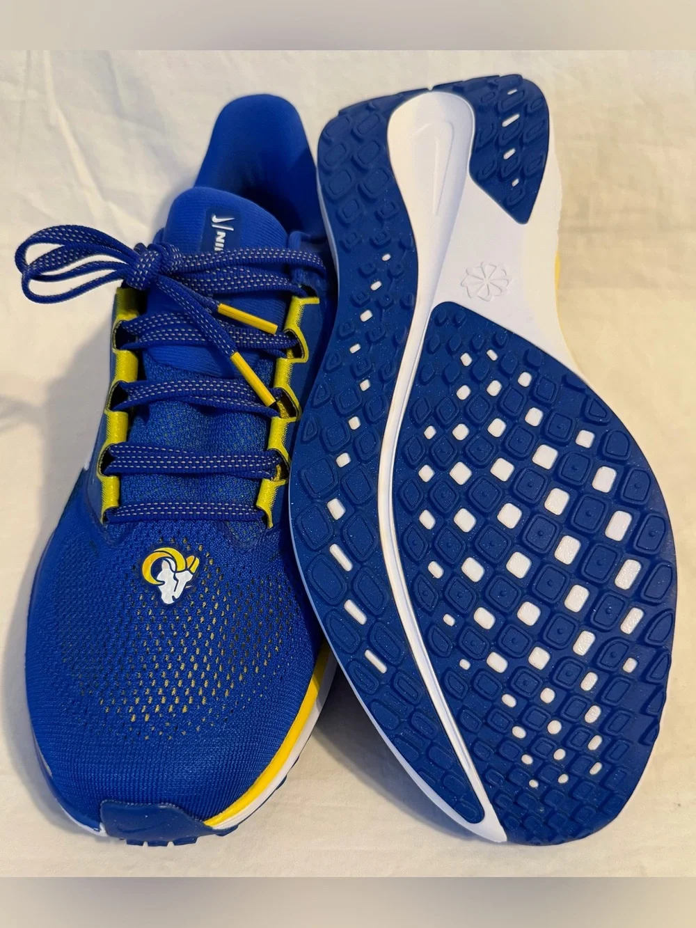 Nike NFL Los Angeles Rams Air Zoom Running Sneakers FZ5086-400 Men’s Sz 9